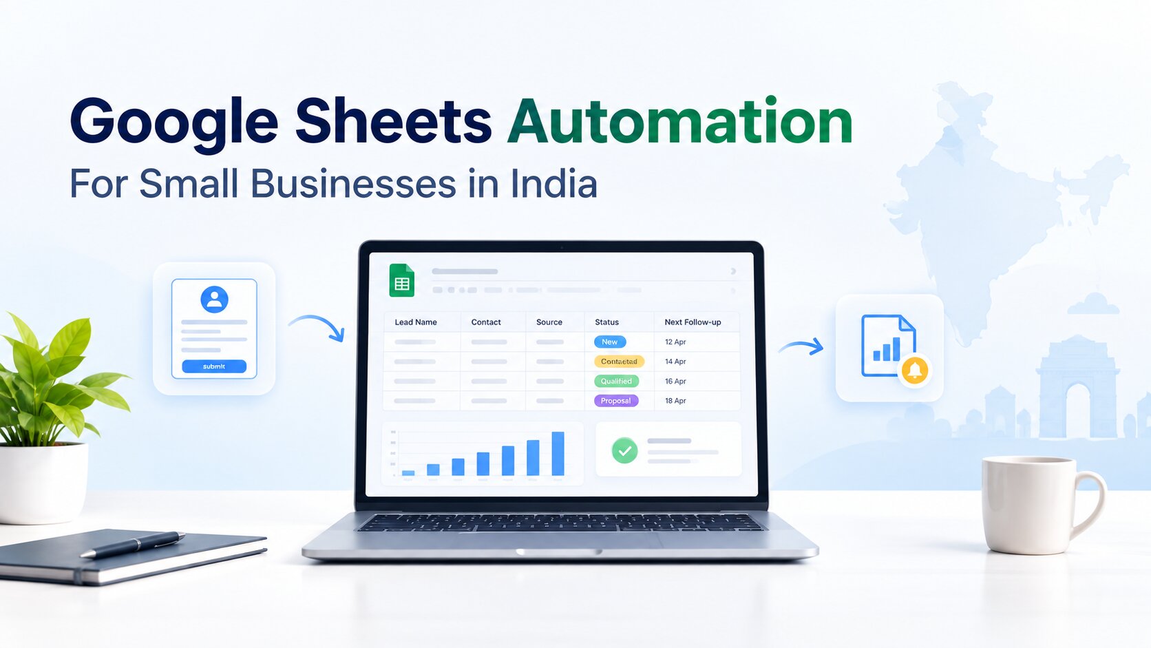 Google Sheets Automation for Small Businesses in India: A Practical 2026 Playbook featured image
