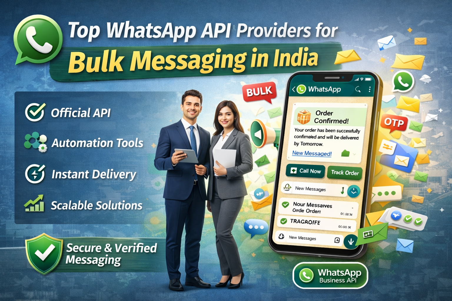 Top WhatsApp API Providers for Bulk Messaging in India